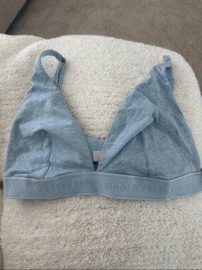 Victoria's Secret Heathered Sky Blue Wireless Lined Bralette